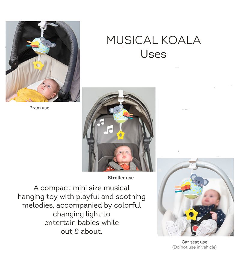Μουσικό κρεμαστό παιχνίδι καροτσιού TAF TOYS Musical Koala